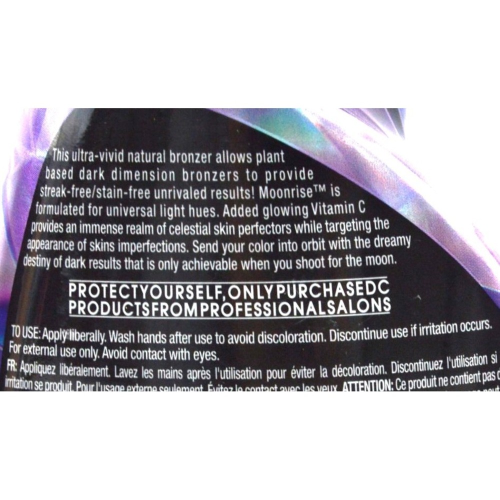 Devoted Creations Moonrise Ultra Vivid Natural Bronzer Tanning Lotion 13.5 oz - Picture 3 of 4
